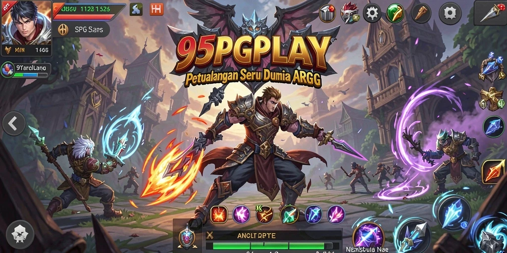 Tampilan gameplay 95PGPLAY yang menampilkan aksi seru dalam pertarungan ARPG.