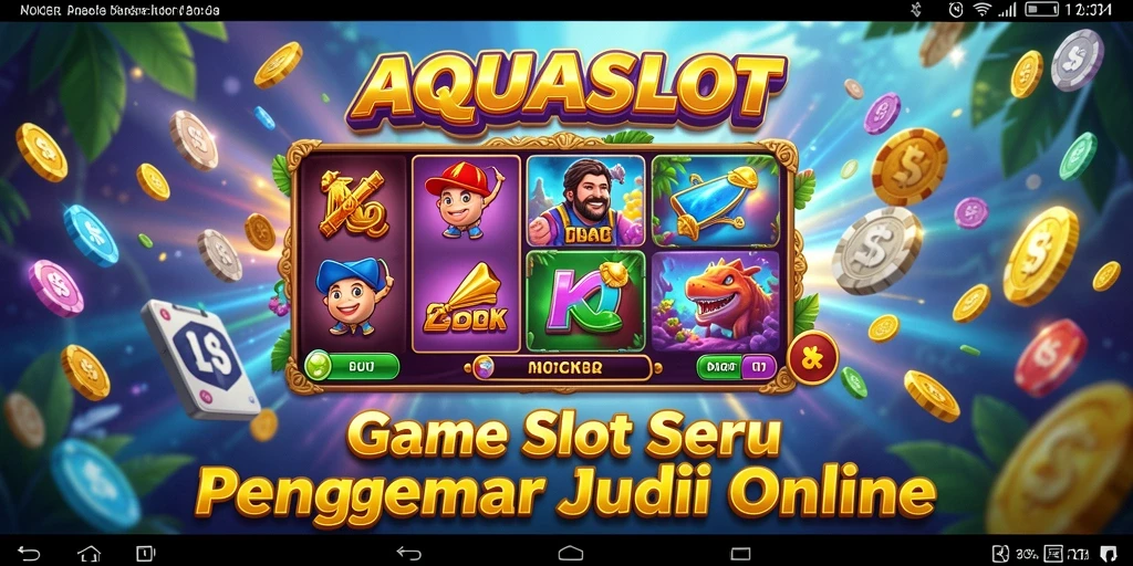 Tampilan gameplay AQUASLOT yang menarik dan seru.