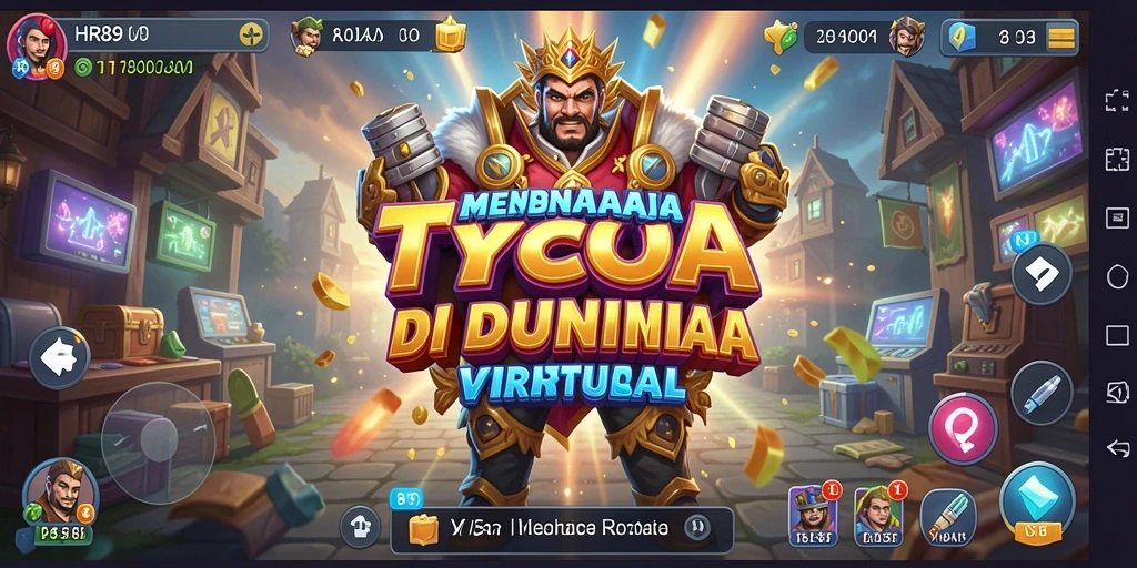 Tampilan gameplay <strong>HR89</strong> yang menggambarkan strategi Tycoon yang mendebarkan.