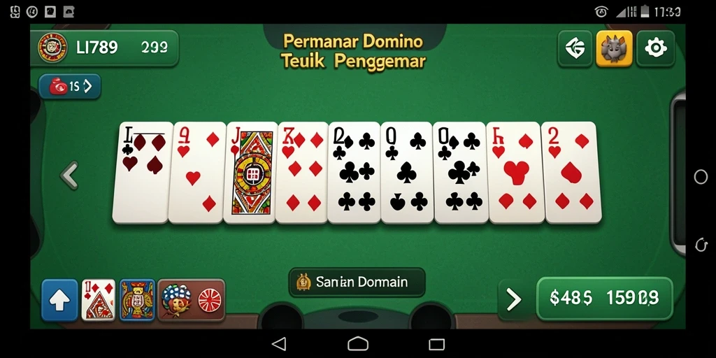 Tampilan menarik dari gameplay LI789 domino yang seru.