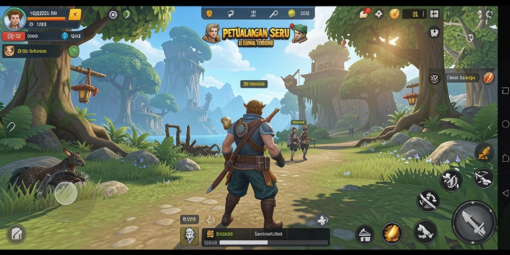 Tampilan gameplay menakjubkan di dunia terbuka QQ222.