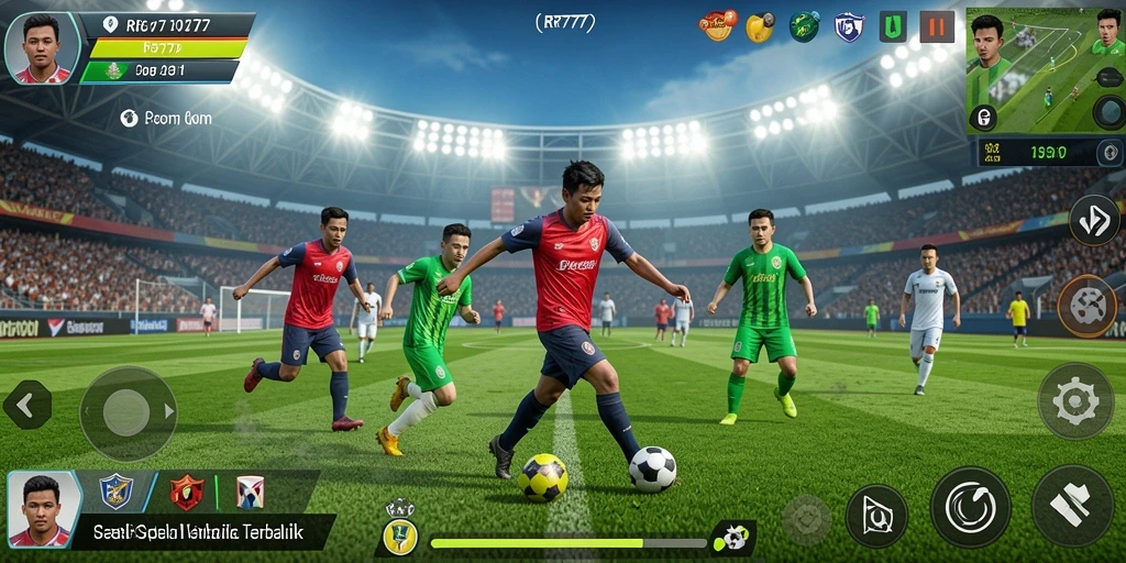 Gameplay RR777 yang seru dan mendebarkan saat bertanding di lapangan.