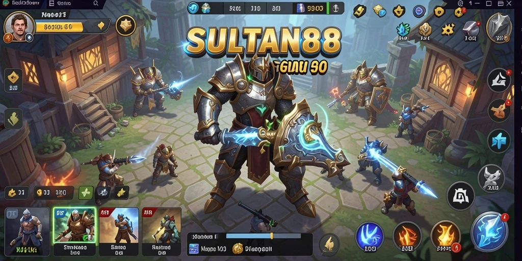 Screenshot gameplay SULTAN88 menampilkan aksi strategi yang mendebarkan.