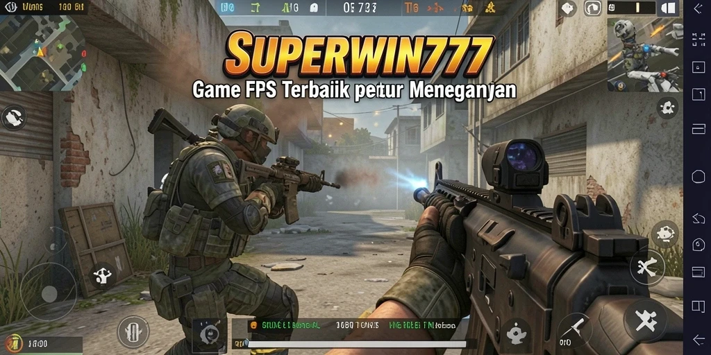 Tangkapan layar gameplay <strong>SUPERWIN777</strong> dengan aksi tembak-menembak yang mendebarkan.
