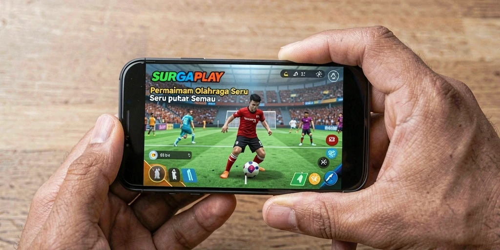 Tangkapan layar menunjukkan aksi seru dari gameplay SURGAPLAY.