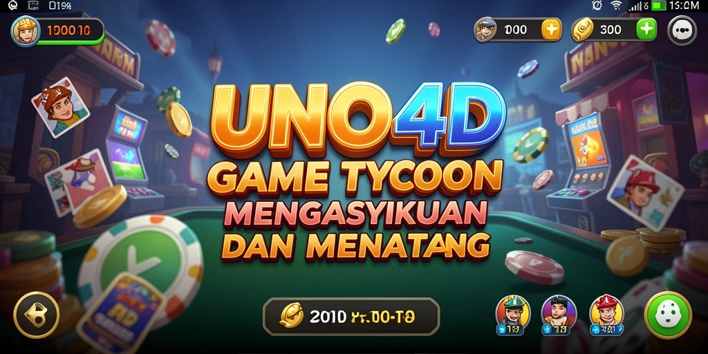 Tampilan gameplay mengasyikkan dalam permainan Tycoon UNO4D.