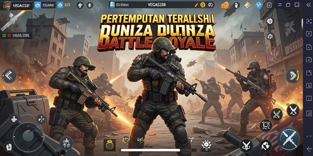 Tampilan dari gameplay mendebarkan di VEGAS338, penuh aksi dan strategi.