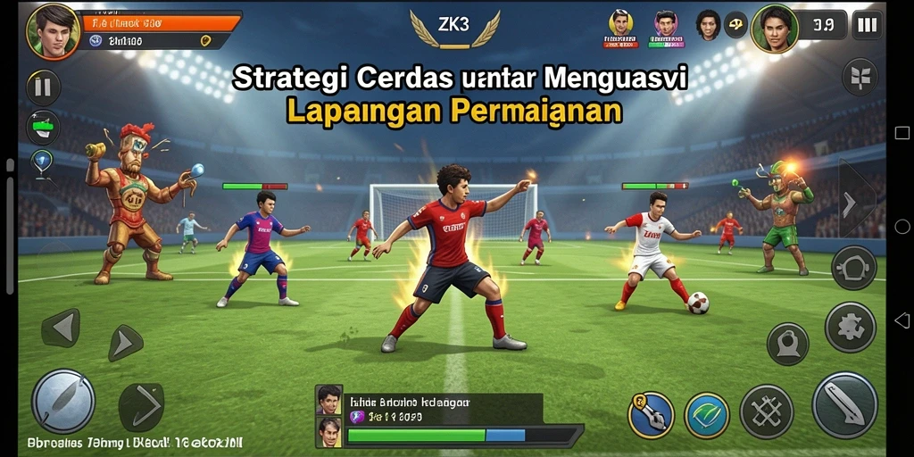 Tampilan gameplay menegangkan ZK3 dengan strategi yang mendalam.